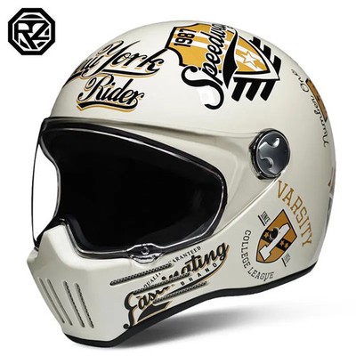 ORZ-728 motorcycle retro cruise helmet personalized ghost knight full face helme