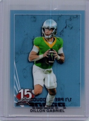 Dillon Gabriel 2025 Leaf National 1/1 Pre Production Proof