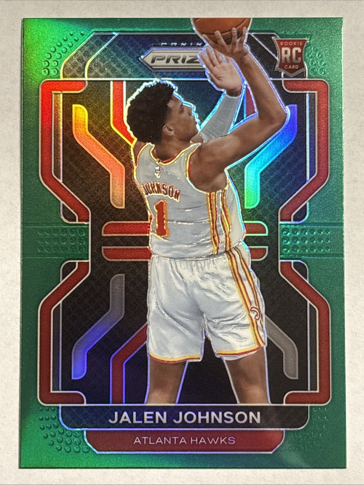 2021-22 Panini Prizm Jalen Johnson RC Rookie #305 Green