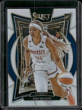 2025 Panini Select WNBA #91 Kiki Iriafen Silver Prizms