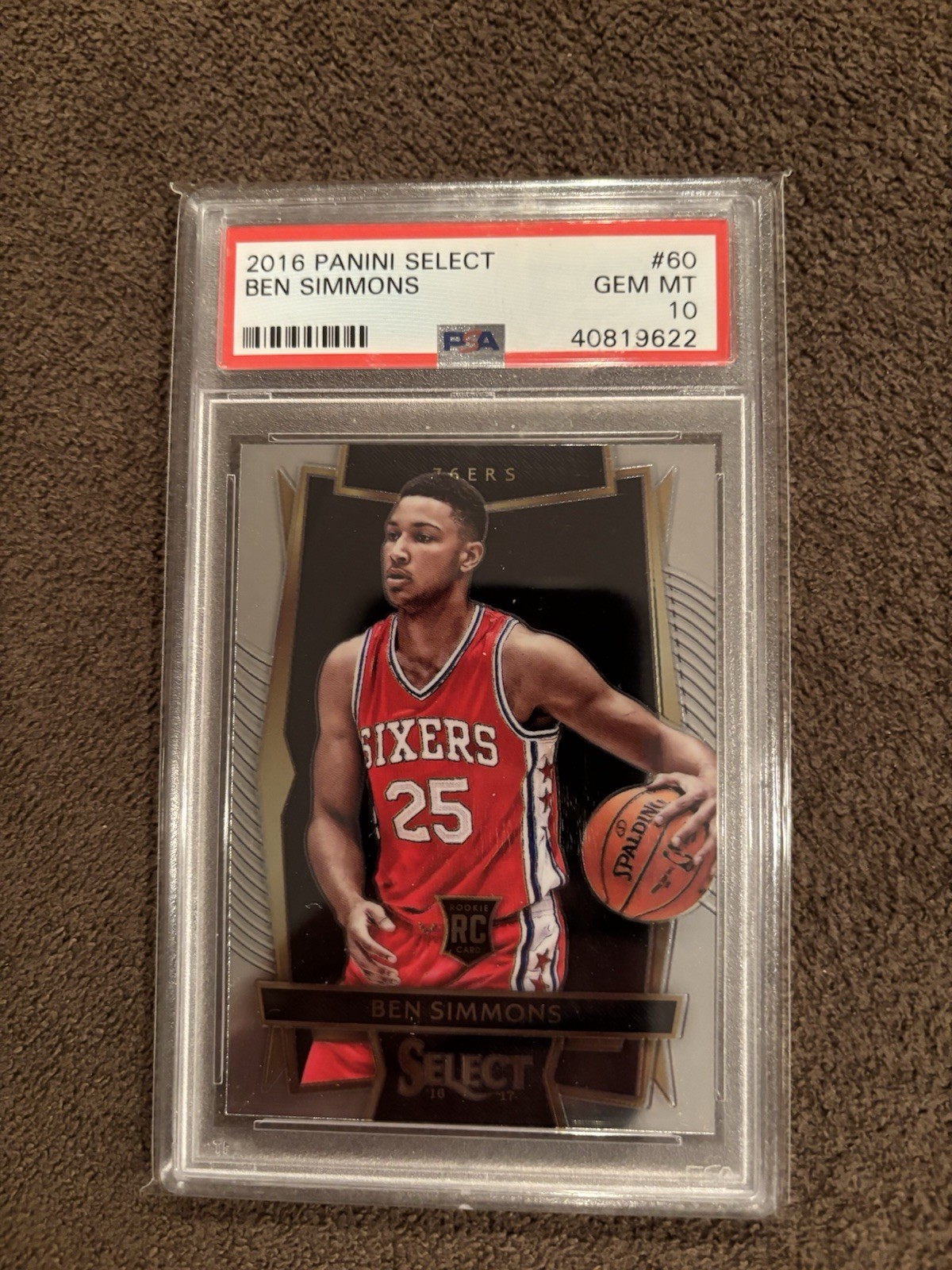 Ben Simmons 2016-17 Select RC #60 PSA 10