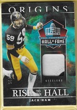 2023 Origins Rise to the Hall Jack Ham Steelers Patch 10/25