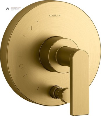 Kohler Composed Valve Trim Diverter Lever Handle Rite-Temp Brass