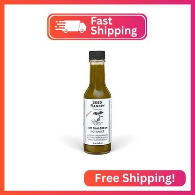 Seed Ranch Hot Thai Sauce, 5 Fl Oz - Spicy Heat - Featured on Hot Ones, Green Ca