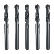 Image of 17/32" M35 High-Speed Steel HSS Twist Drill Bits with 1/2" Round Shank, 5pcs