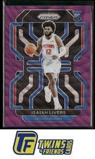2021-22 Panini Prizm #296 Isaiah Livers Purple Wave