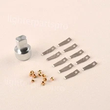 Metal Fixing Base with 10 Spring Plates and Eyelet Rivets for Zippo Lighters