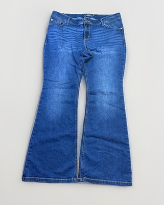 Torrid Luxe Slim Boot Cut Jeans Women 16S Medium Wash Super Stretch Mid Rise