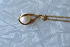 Lot of 3 Vintage Avon Necklaces Gold Tone Ball Bead Faux Pearl Pendants Signed — photo 10