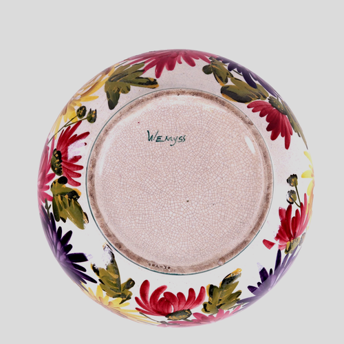 Wemyss Chrysanthemums Pottery Bowl w25cm Circa 1928 - Picture 7 of 12