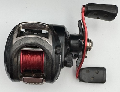 #ad Abu Garcia Black Max Fishing Reel 5 Bearing Black Red $24.99