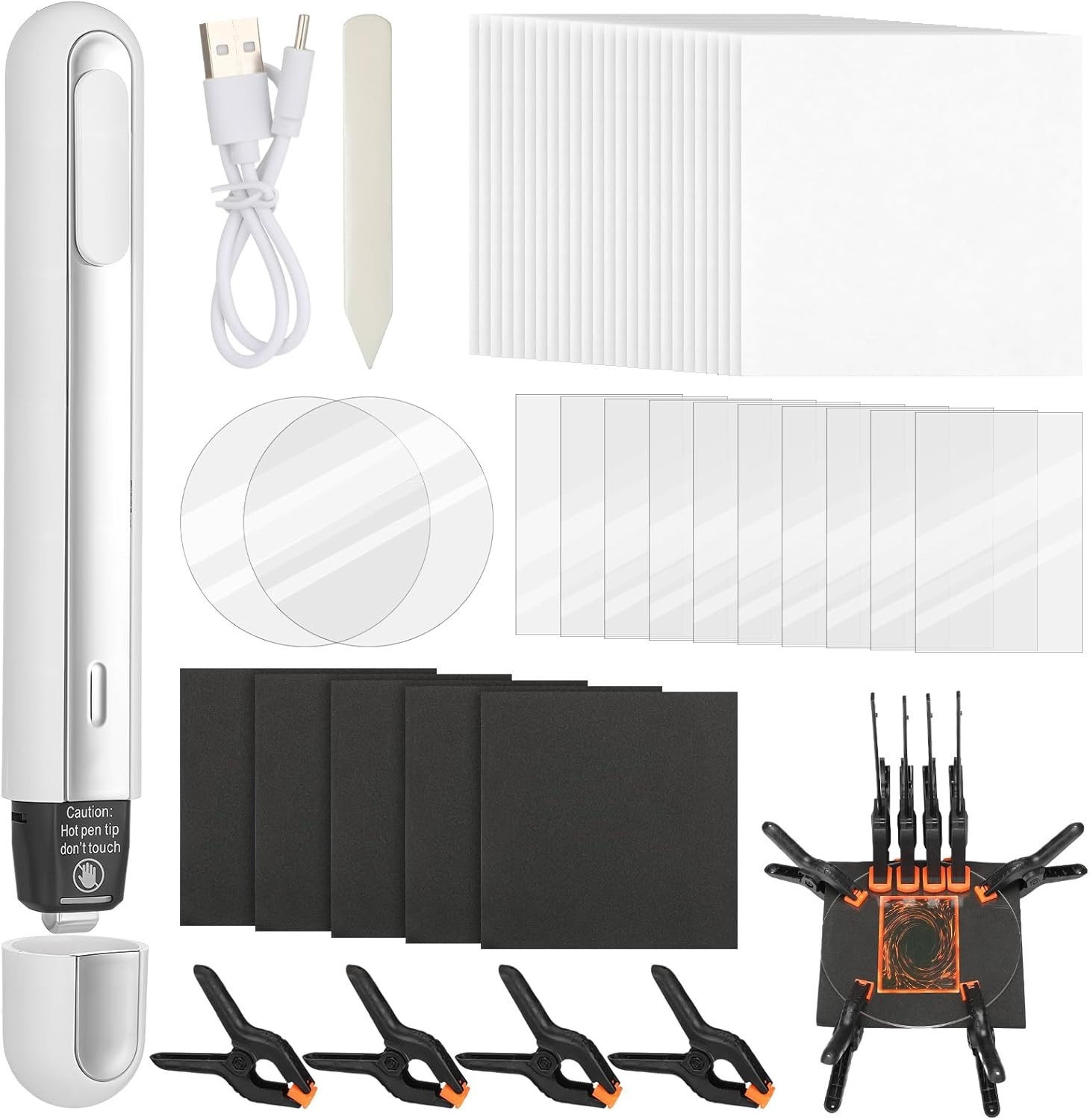 LemonRoad 52 Pcs Trade Card Flattening Kit Sports Card Repair Care Cleaning T