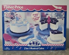 Vintage Fisher Price 2 In 1 Musical Cake Playset 1997 NEW Birthday/Wedding