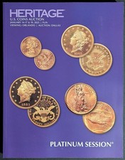Heritage Auction Catalog Dallas Orlando Fun Show Platinum US Coins January 2025