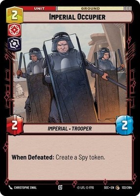 3X-Imperial Occupier - Foil-SWU06-Secrets of Power-Star Wars Unlimited