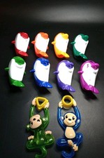 VTG Lot of 8 Tomy Aquafun Do-Re-Mi Dolphins Tub Toy 1997 NO FLOATS  Monkeys