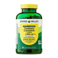 Spring Valley Turmeric Curcumin 1000 mg 90 Softgels Joint Support