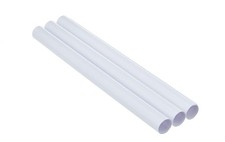Snapfix Pipe Cladding and Decoration System White, Triple