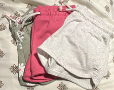 Cat Jack Girls Sweat Shorts Lot Floral Multicolor S 6/7 Knit Drawstring
