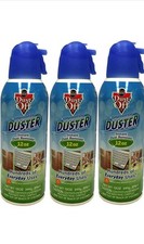 Dust-Off Professional Electronics Compressed Gas Duster, 12 oz, 3 ct