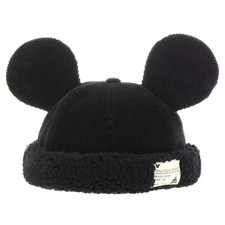 Tokyo Disney Fluffy Bucket Hat Cap Mickey Ears Japan - Ship from California