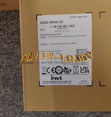 1PC New INVT Inverter GD20-0R4G-S2 220V/0.4KW