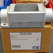 Crouse-Hinds FSC3 1" Devise Box/ Conduit Box 15.8 Cu. In. Made In USA New In Box