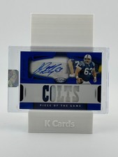 Jeff Saturday [Blue] #POGS-JSY /49 – 2025 Panini Certified Piece of the Game P/A