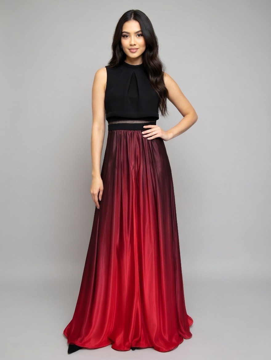 strapless open back dress Carmela