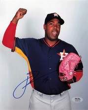 Jerome Williams Houston Astros Signed 8x10 Photo PSA