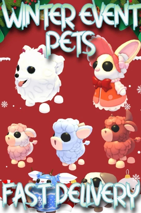 Samoyed Japanese Snow Fairy Mrs. Whiskerpips Adopt Your Winter Event Pets FAST! - Image 1 of 1