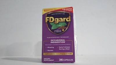 FDgard Medical Food for Functional Dyspepsia 36 Capsules  2027