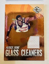 Patrick Ewing 2012-13 Panini Limited Glass Cleaners Game Used Patch /99