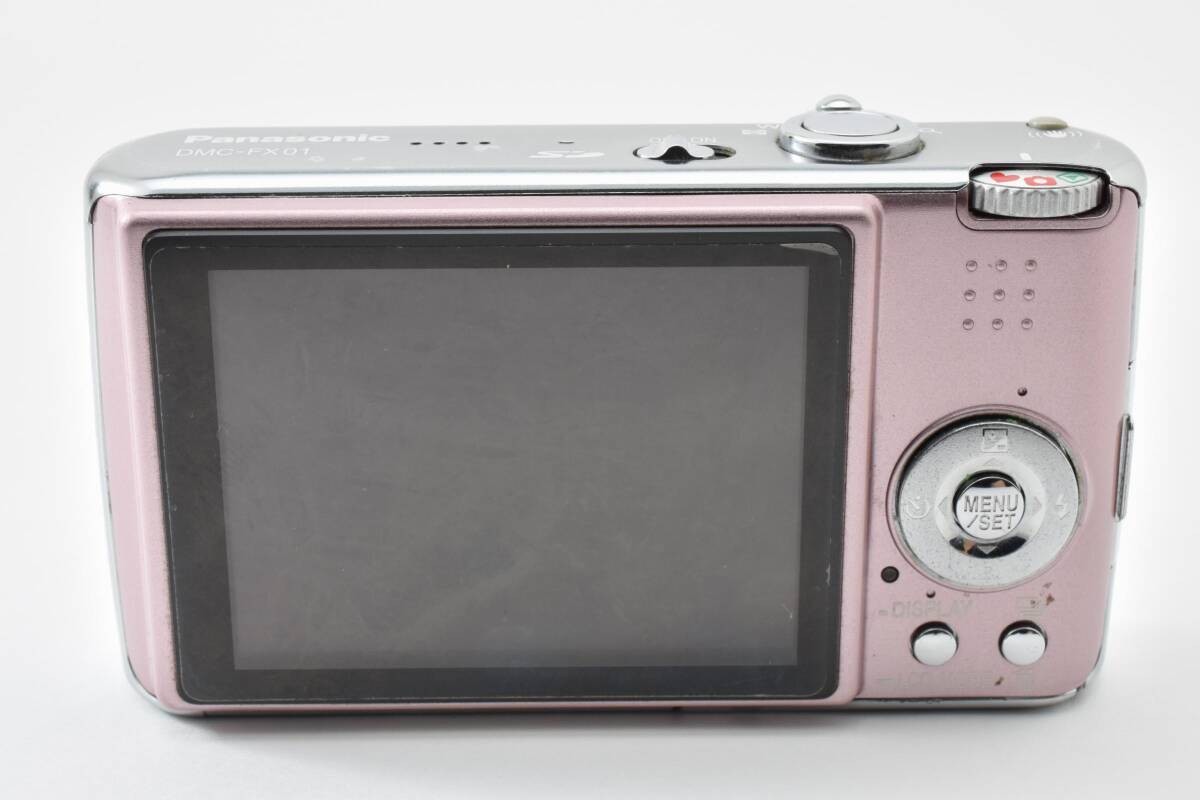 Panasonic Digital Camera Pink DMC-FX01-P 6-MP Japanese menu for