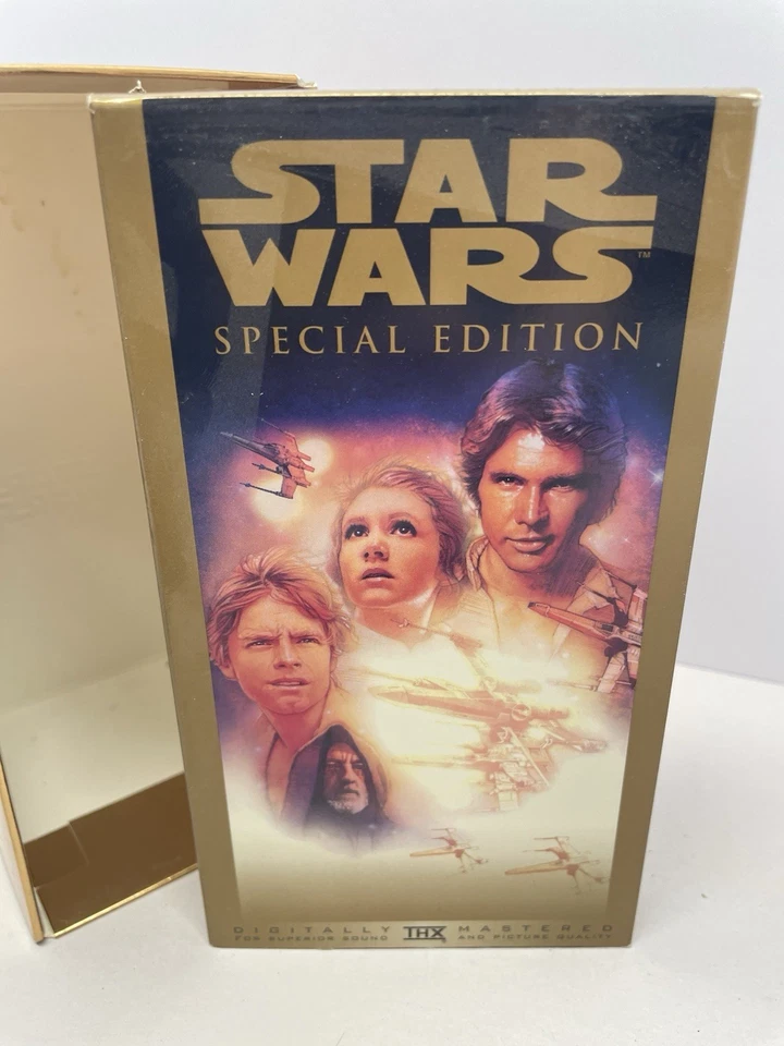 Star Wars Trilogy Special Edition VHS Gold Box Set 1997 Episodes IV, V, VI - Image 4 of 4