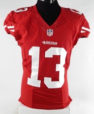 2015 San Francisco 49ers Aaron Burbridge #13 Game Issued Red Jersey 40 447