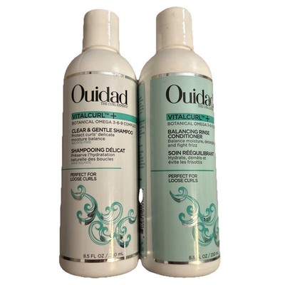 Ouidad Vitalcurl+ Clear & Gentle Shampoo and Balancing Rinse Conditioner Duo Set