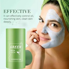 Green Tea Mask Stick Facial Cleansing Oil Acne Blackhead Control Deep Clean Pore