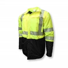 Radians SJ03-3SGR Type R Class 3 Ripstop Quilted Wind Shirt, 2X-Large, Green