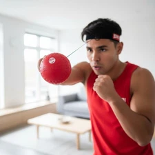 Interactive Boxing Reflex Ball - Durable Hand-Eye Coordination Trainer for Home