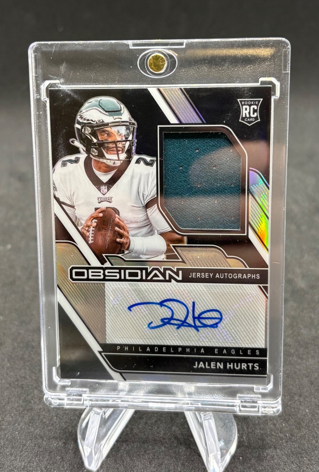 2020 Panini Obsidian #222 Jalen Hurts RPA RC Rookie Patch AUTO 80/150