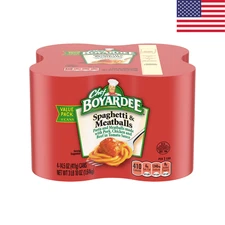 Chef Boyardee Spaghetti & Meatballs in Tomato Sauce, Ready-to-Eat Meal, 14.5 oz.