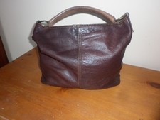 Brown real leather bag - TKMax