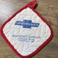 VINTAGE CHEVROLET  ADVERTISING POT HOLDER Che...