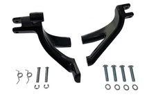 OE Standard Forward Control Mount Kit Black fits Harley Davidson