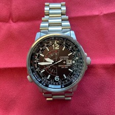Reloj Pulsera Citizen NightHawk WR 200 Eco Drive Original Nuevo en Caja/NA
