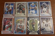 2025 Donruss Optic NFL 8 Card Lot. RC & Superstars Mahomes, Henry,Evans,Jordan