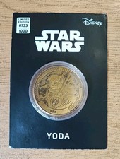 Disney Yoda Star Wars Gedenkm&uuml;nze Sammler - #733/1000
