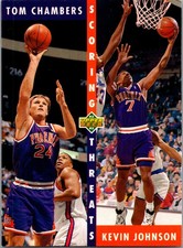 1992-93 Upper Deck #64 Tom Chambers / Kevin Johnson