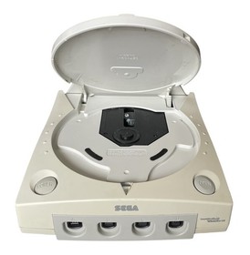 Sega Dreamcast HKT-3020 White Video Game Console w/ Controller *TESTED*